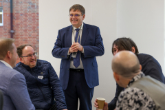 Opening of new buulding at Bournemouth School by  former student Alex James..